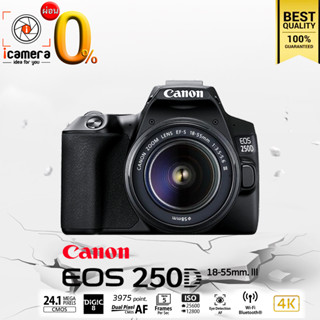 ผ่อน 0%** Canon Camera EOS 250D Kit 18-55 mm. - รับประกันร้าน icamera 1ปี