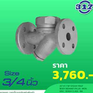 317 ST-T3F STEAM TRAP 3/4"