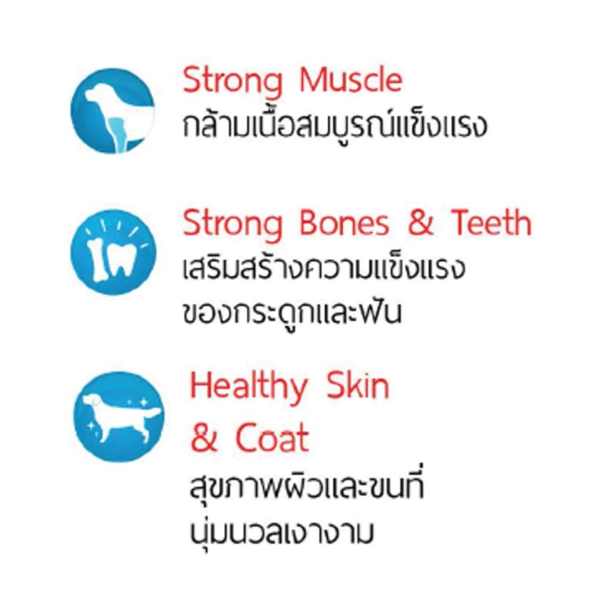 Smart Heart อาหารสุนัขโต เปียก 130g 1 กล่อง 10 ซอง thumbnail 8