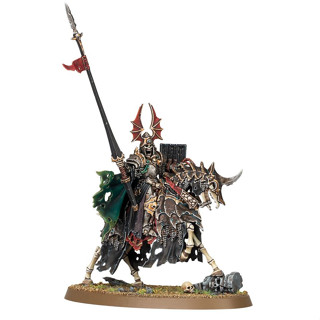 Warhammer AOS : Soulblight Gravelords : Wight King on Skeletal Steed