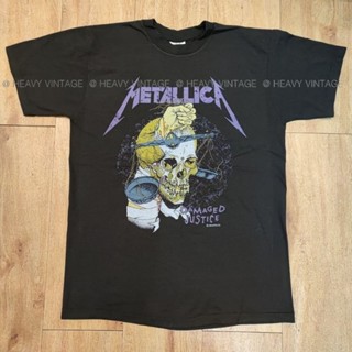 METALLICA @pushead @1988 เสื้อวง เสื้อทัวร์