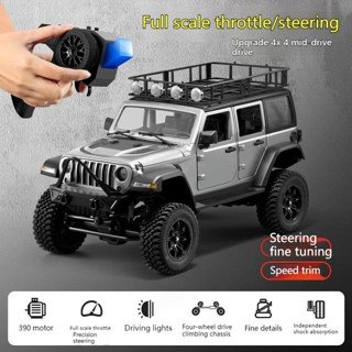 รถบังคับ Jeep MN 128 RTR 1/12 2.4G 4WD RC ระบบเซอร์โว LED Rock Crawler