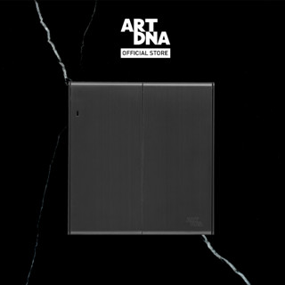 ART DNA Switch V23 Series Switch LED 2 Gang สี Brush Grey &amp; Brush Brown Design Switch สวิตซ์ไฟโมเดิร์น สวิตซ์ไฟสวยๆ