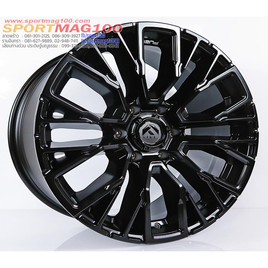 ล้อแม็กซ์ FUEL REBAR D847 สีดำด้าน 9-20นิ้ว 6รู139.7 ET20 [20160]