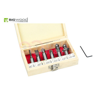 ชุดดอกเร้าเตอร์ BIGWOOD ขนาด 1/2" (6ดอก/ชุด)