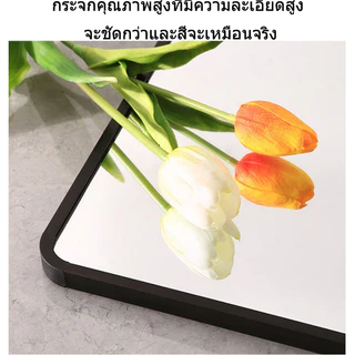AiHome กระจกยาว กระจกส่องเต็มตัว ห้องนอน กระจกทรงสูง พร้อมใช้งาน ตั้งพื้นหรือแขวนผนังห้องได้ รับประกันกระจก
