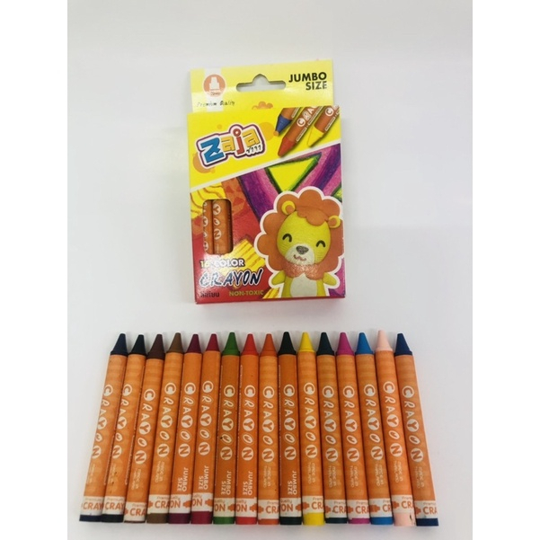 สีเทียน Zaja  Size 12 สี CRAYON