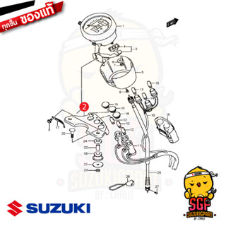 เหล็กยึดเรือนไมล์ BRACKET ASSY แท้ Suzuki VanVan 125/200