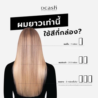 [โทนสีใหม่] สีย้อมดีแคช Dcash ดีแคช โปรเฟสชั่นนอล มาสเตอร์ ซูพรีม Dcash Professional Master Supreme Color Cream