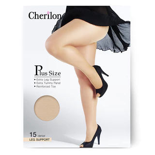 S Cherilon Plus Size 3 ขนาด ถุงน่องคนอ้วน ถุงน่อง เชอรีล่อน บาง กระชับ ทน ใส่สบาย กันเสียดสีเนื้อต้นขา NSA-CHMAX