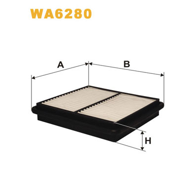 กรองอากาศ HONDA CIVIC 3ประตู 4ประตู EG EH 1.5 1.6 1992-1995 D15B D15Z 1.5 D16Z 1.6 Vtec B16A2 1.6 VT