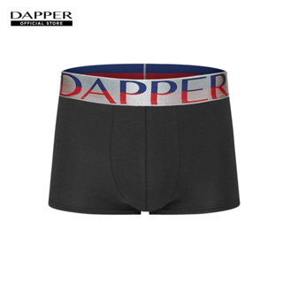 DAPPER กางเกงชั้นในชาย รุ่น Dapper Magnetic ทรง Trunks สีดำ (UB2B1/006E)