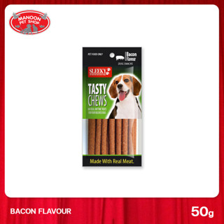 [MANOON] SLEEKY Tasty Chews-Stick Bacon Flavour รสเบคอน 50 กรัม