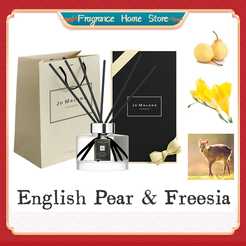 Jo Malone English Pear & Freesia Air Fresheners Aromatherapy Rattan หวายอโรมาเทอราพี 165ml พร้อมส่ง สินค้าขายหน้าร้าน