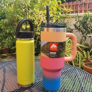 OZARK TRAIL Tumbler with handle ขนาด 40 oz. จาก USA. 💯% สีสันสดใส สวยงาม💐💐