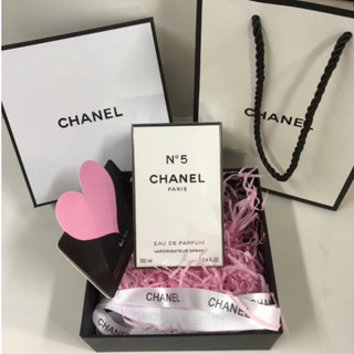 Chanel No 5 Eau de Parfum 100ml Gift Box ไม่แท้ยินดีคืนเงินเต็มจำนวน