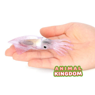 Animal Kingdom - โมเดลสัตว์ ปลาหมึก ขาวจุด ขนาด 11.00 CM (จากสงขลา)