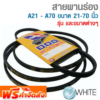 สายพานร่อง A21 - A70 ขนาด 21-70 นิ้ว ยี่ห้อ DOG จัดส่งฟรี!!!