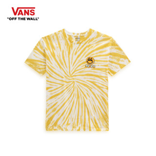 VANS 66 PEACE TIE DYE SS TEE - OLD GOLD เสื้อยืดคอกลม ชาย หญิง