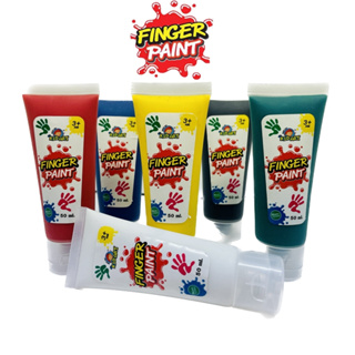 คิดอาร์ท สีฟิงเกอร์เพ้นท์ บรรจุ 50 มล.1สี/หลอด Kidart Finger Paint  1 Colors 50 ml./Tube (FR50)