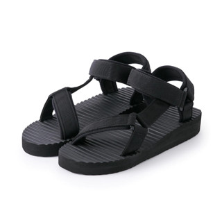 MUJI (มูจิ) รองเท้าแตะ สายรัดส้นปรับสายได้ Tape Sandals