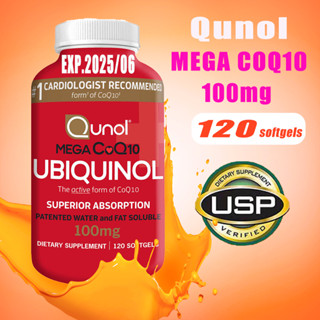 Qunol Mega CoQ10 Ubiquinol 100 mg 120 Softgels