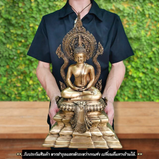 "พารวย"พระพุทธะประถมบรมโสภิต วัดเศวตฉัตร หน้าตัก 5 นิ้ว องค์ใหญ่มาก ผ่านพิธีพุทธาภิเษกหลายวาระผู้ใดบูชาเป็นสิริมงคล 10 ท