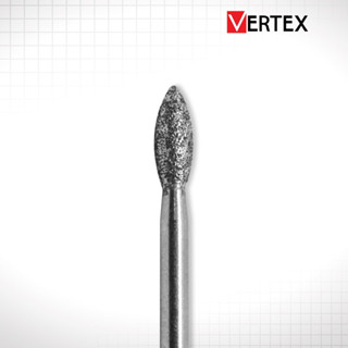 (VERTEX 1กล่อง5ตัว) Diamond Bur หัวกรอไดมอนด์ หัวกรอกากเพชร ทรง Special shape – 368 Standard