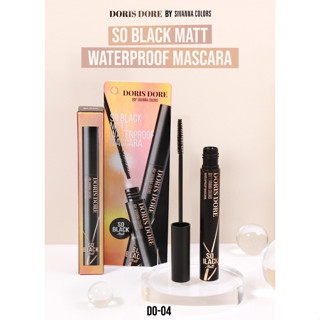 SIVANNA DORIS DORE DO04 SO BLACK MATT WATERPROOF MASCARA