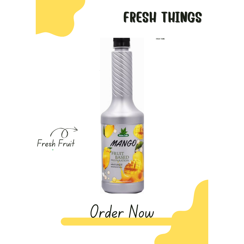 น้ำมะม่วง Nature Taste ผสมผลไม้จริง แบบขวด ขนาด 750ml