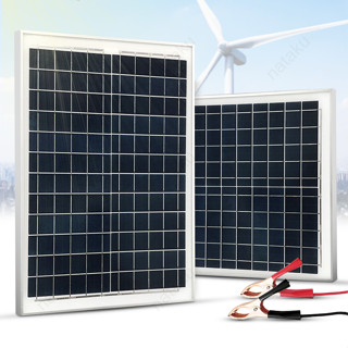 แผงโซล่าเซลล์ solar panel แผงโพลี 40W 50W 60W 70W 80W 100W Technical Data 18V สำหรับชาร์จแบตเตอรี่ blowiishop