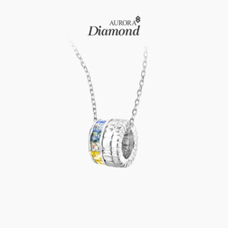 Aurora Diamond จี้เพชรพลอยพร้อมสร้อยคอ Rolling Lucky Collection