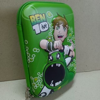 อุปกรณ์ เครื่องเขียน กล่องดินสอซิป รูปด้านหน้า เป็น 3D นูนออกมาคะ ลาย เบนเทน BEN10