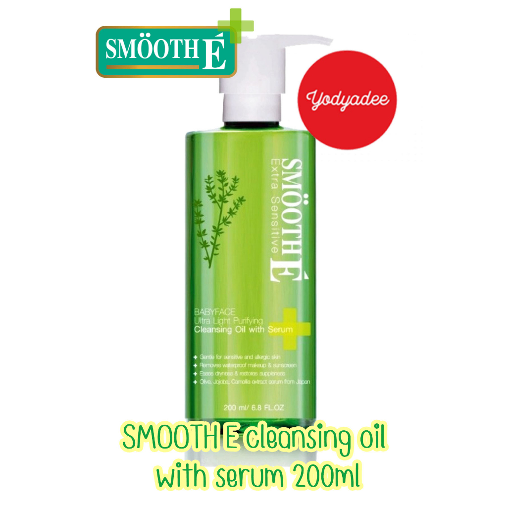 Smooth E ultra light purifying cleansing oil with serum 200ml 82996 exp 03/2027