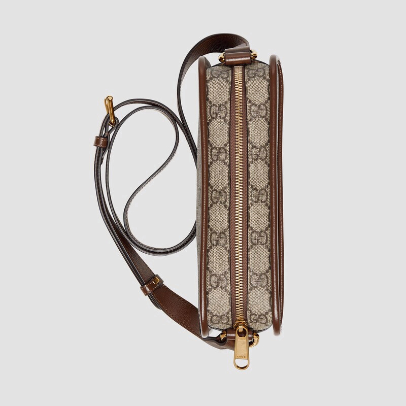 กระเป๋าสะพายคลาสสิกของผู้ชาย gucci ใหม่จัดส่งจากฝรั่งเศส/กระเป๋ามินิกับ Interlocking G