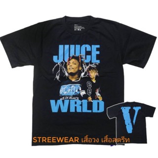 เสื้อยืด juicewrld x vlone เสื้อ oversize