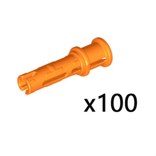 [026] x100 ชิ้น - ชิ้นส่วนเลโก้ Lego Part Technic, Pin 3L with Friction... and Stop Bush (32054, 65304) ราคา/ชิ้น