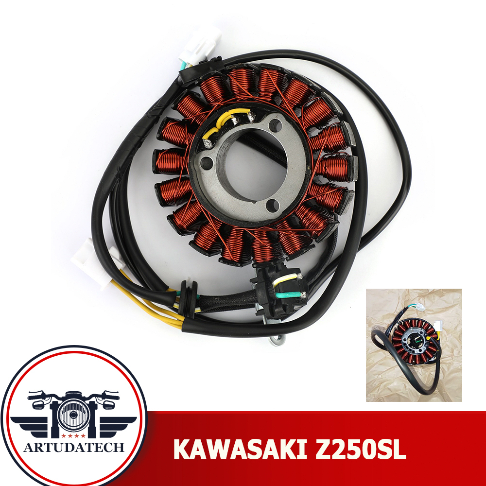 ฟิลคอยล์ Kawasaki Z250SL Ninja 250SL（ABS）2014-2017 21003-0141 มัดไฟ ขดลวดสเตเตอร์