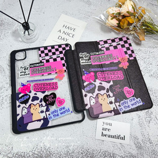 ⭐24 ชั่วโมงส่ง⭐น่ารัก ลูกแมว cat เคส iPad 10.2 Gen10 9 8 2022 เคสไอแพด2021 Air4 5 10.9 11pro Case พร้อมช่องเสียบปากกา