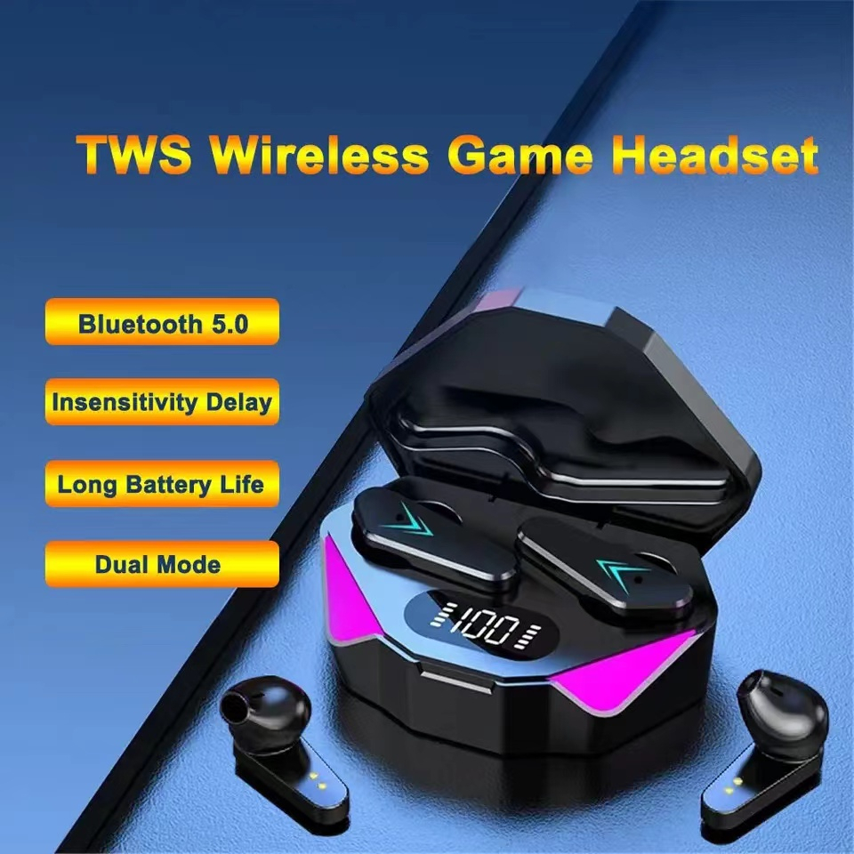 ชุดหูฟังไร้สายเกมกีฬาชนิดใส่ในหู TWS-x15 Latency ต่ำ Eat Chicken บลูทูธ 5.0 หูฟังเล่นเกมระบบสเตอริโอ