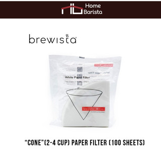 กระดาษกรอง Brewista Cone V60 Filter Paper White for 02 Dripper (100 แผ่น)