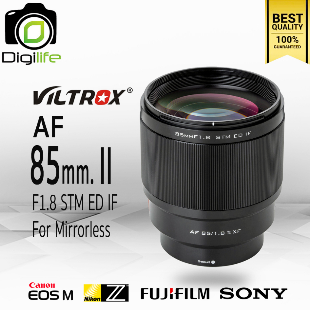 Viltrox Lens AF 85 mm. II F1.8 STM ED IF Auto Focus - รับประกัน 3 เดือน