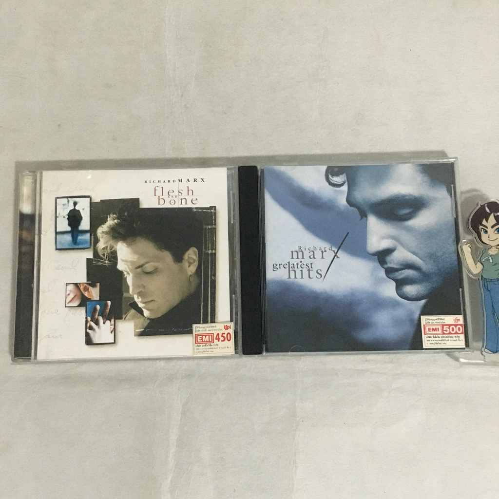 (มือสอง) CD Music Richard Marx album Flesh and Bone, Greatest Hits ลิขสิทธิ์แท้