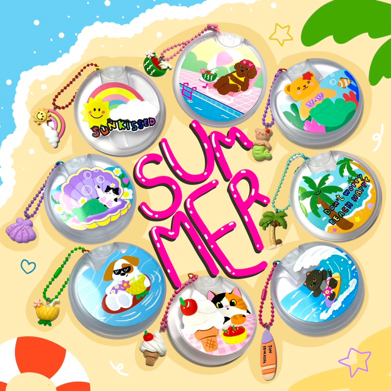 HELLO SUMMER ตลับสเปรย์กลมกลม ขนาด 25ml