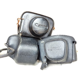 เคสหนัง Leather Genuine Camera Case for Nikon Canon Yashica pentax  สภาพดี
