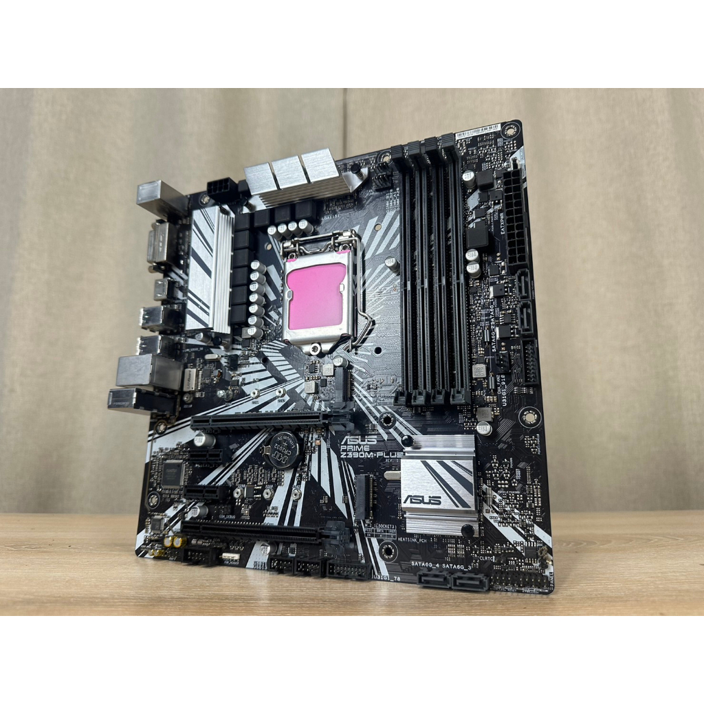 เมนบอร์ด(mainboard) Asus Z390M plus  (socket 1151V2)