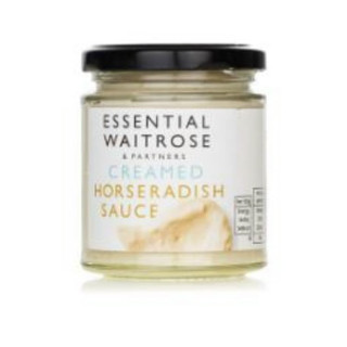 Essential Waitrose Creamed Horseradish Sauce 180 g เวทโทรส ครีมฮอร์สราดิช ซอส ทานกับเนื้อได้หลากหลายชนิด 180 กรัม