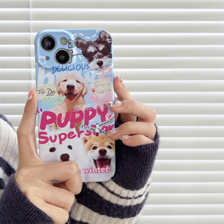 🔥ส่งจากไท🔥 เคสไอโฟน14Pro max ลูกสุนัข dog น่ารัก เคส for iPhone 11 13 12 14 13Pro 14Pro เคสไอโฟนแข็ง 11Pro max case cute