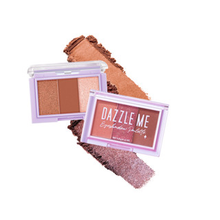 Dazzle Me Cutie Pie Eyeshadow Palette 3.8g คิ้วตี้ พาย อายแชโดว์พาเลท 3in1 แบบแมท ซาตินกำมะหยี่ ชิมเมอร์