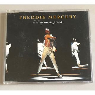 ซีดีซิงเกิ้ล ของแท้ มือ 2 สภาพดี...ราคา 399 บาท “Freddie Mercury”ซิงเกิ้ล“Living on My Own”แผ่นหายากMade In Holland